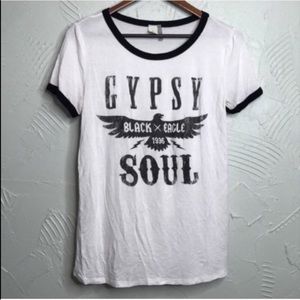 Women’s Paper Crane Gypsy Soul Ringer T-shirt